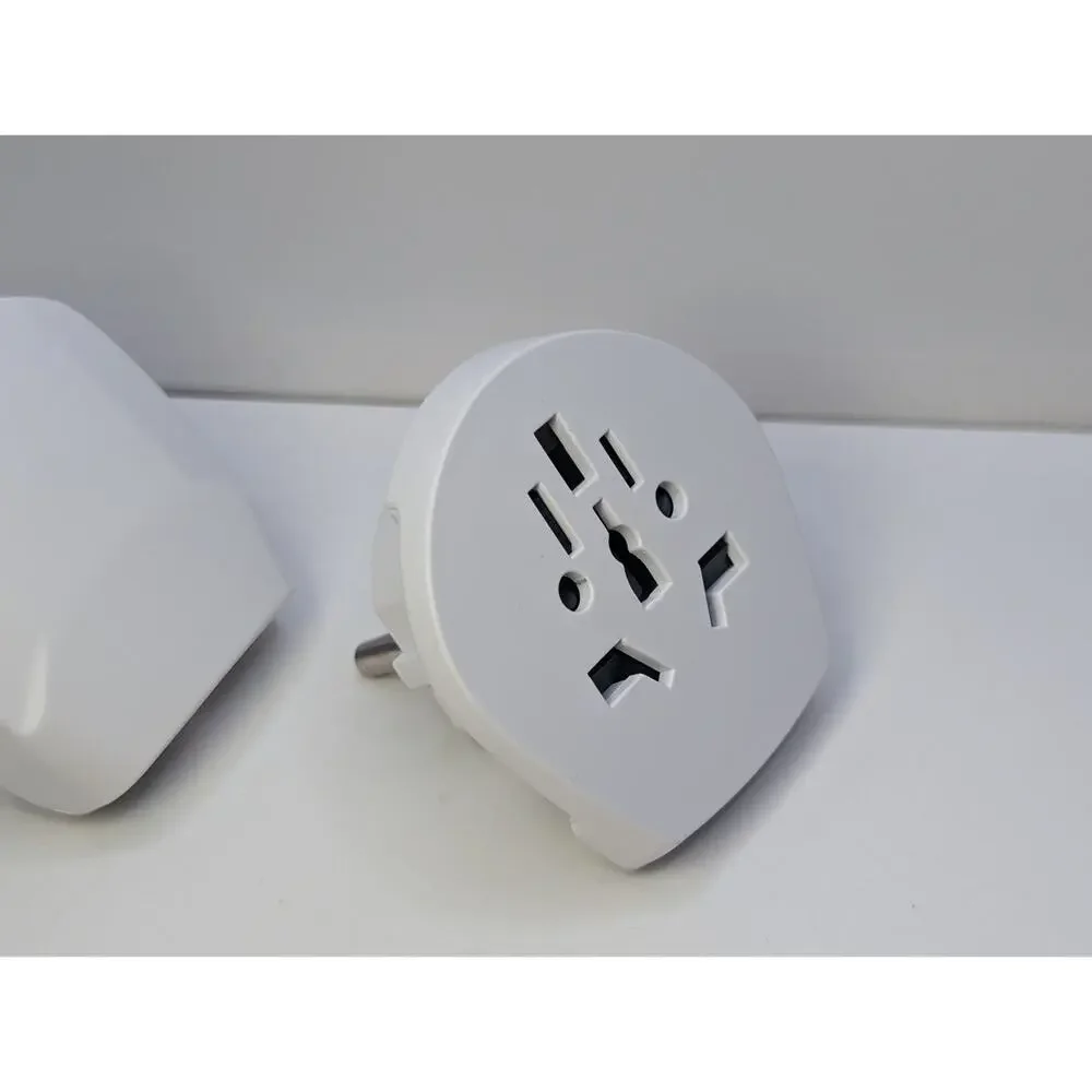 OREI M8+ World Travel Adapter PRO Universal Plug Adapter USB EU Set Untested